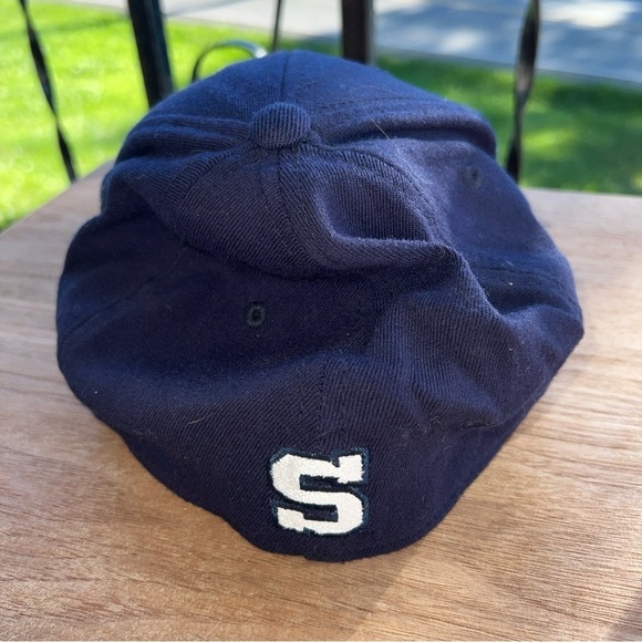 Penn State L/XL Fitted Navy Blue Top of the World Hat - Picture 4 of 6
